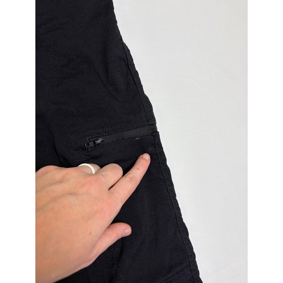 Wrangler Outdoor Mens Performance Cargo Pants Black 40x30 Nylon Stretch Workwear - Picture 2 of 8
